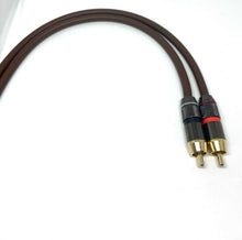 Load image into Gallery viewer, Pair Van Damme Custom RCA Cable Phono - Pro Audiophile Silver Plated Pure OFC