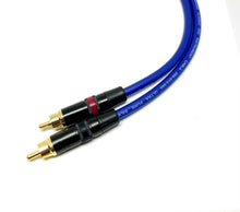 Load image into Gallery viewer, Pair Van Damme Neutrik Rean RCA Phono to RCA Phono Lead OFC Silver Plated Cable