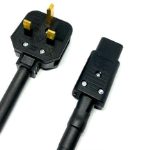 Load image into Gallery viewer, Titanex HO7RN-F 2.5mm Nexans Black Rubber Mains Power Cable 3g2.5 UK - IEC Audio