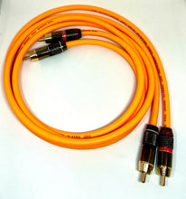 Load image into Gallery viewer, Pair Van Damme Custom RCA Cable Phono - Pro Audiophile Silver Plated Pure OFC