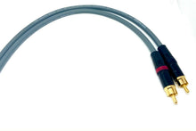 Load image into Gallery viewer, Pair Van Damme Neutrik Rean RCA Phono to RCA Phono Lead OFC Silver Plated Cable