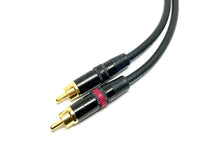 Load image into Gallery viewer, Pair Van Damme Neutrik Rean RCA Phono to RCA Phono Lead OFC Silver Plated Cable