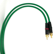 Load image into Gallery viewer, Pair Van Damme Neutrik Rean RCA Phono to RCA Phono Lead OFC Silver Plated Cable