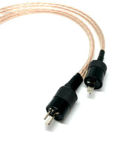 Load image into Gallery viewer, Pair 2 metre B&O Vintage Hi-Fi 2 pin DIN Schurter OFC Terminated Speaker Cables