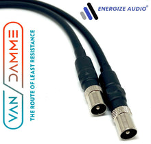Load image into Gallery viewer, Premium TV Aerial Lead. 75ohm Van Damme Coax cable. Male to Male, Triax Aerial
