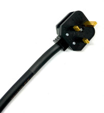 Load image into Gallery viewer, Titanex HO7RN-F 2.5mm Nexans Black Rubber Mains Power Cable 3g2.5 UK - IEC Audio