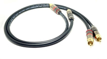 Load image into Gallery viewer, Pair Van Damme Custom RCA Cable Phono - Pro Audiophile Silver Plated Pure OFC