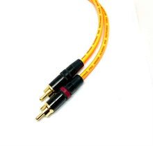Load image into Gallery viewer, Pair Van Damme Neutrik Rean RCA Phono to RCA Phono Lead OFC Silver Plated Cable