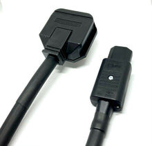 Load image into Gallery viewer, Titanex HO7RN-F 2.5mm Nexans Black Rubber Mains Power Cable 3g2.5 UK - IEC Audio
