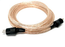 Load image into Gallery viewer, Pair 2 metre B&O Vintage Hi-Fi 2 pin DIN Schurter OFC Terminated Speaker Cables