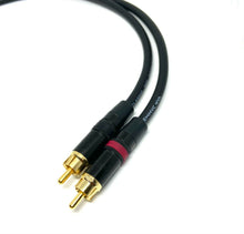 Load image into Gallery viewer, Pair Van Damme Neutrik Rean RCA Phono to RCA Phono Lead OFC Silver Plated Cable