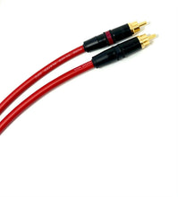 Load image into Gallery viewer, Pair Van Damme Neutrik Rean RCA Phono to RCA Phono Lead OFC Silver Plated Cable