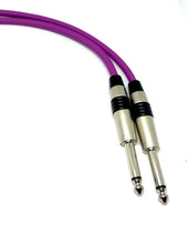 Load image into Gallery viewer, Guitar Music Lead Van Damme Pro Cable Rean NYS224 1/4" Straight Jack Connector