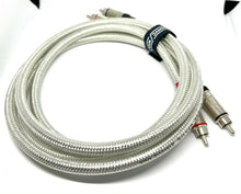 Load image into Gallery viewer, RCA to RCA Van Damme Silver Series Lo-Cap 55pF Audio Cable Pairs Pro Plugs 1M