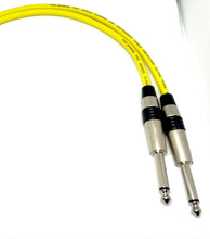 Load image into Gallery viewer, Guitar Music Lead Van Damme Pro Cable Rean NYS224 1/4" Straight Jack Connector
