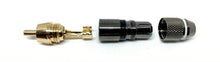 Load image into Gallery viewer, 4 Gold Plated HQ RCA Phono Plugs - High Quality Audio & Video Connectors, Hi-Fi