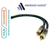 Load image into Gallery viewer, Pair Van Damme Custom RCA Cable Phono - Pro Audiophile Silver Plated Pure OFC