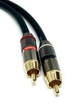 Load image into Gallery viewer, Pair Van Damme Custom RCA Cable Phono - Pro Audiophile Silver Plated Pure OFC