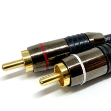 Load image into Gallery viewer, Pair Van Damme Custom RCA Phono Cables - Pro Audiophile Silver Plated Pure OFC