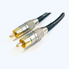 Load image into Gallery viewer, Gold Plated RCA to RCA Custom Van Damme Audio Cable For Sub Woofer