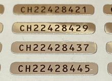 Load image into Gallery viewer, Game Boy Color Replacement Serial No. Label Sticker GBC-001