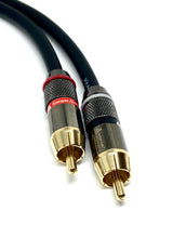Load image into Gallery viewer, Energize Audio Custom RCA Pair Van Damme Phono Cables - Pro Audiophile Silver Plated Pure OFC