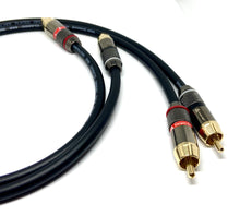 Load image into Gallery viewer, Energize Audio Custom RCA Pair Van Damme Phono Cables - Pro Audiophile Silver Plated Pure OFC