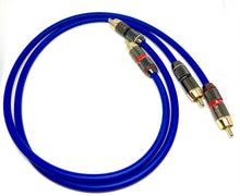 Load image into Gallery viewer, Energize Audio Custom RCA Pair Van Damme Phono Cables - Pro Audiophile Silver Plated Pure OFC