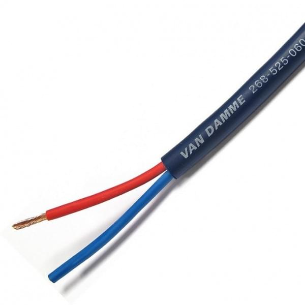 Van Damme Blue series Studio Grade 2 x 2.50mm 2 core twin-ax