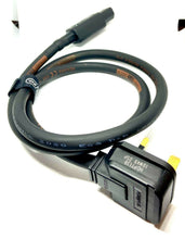 Load image into Gallery viewer, Titanex HO7RN-F 2.5mm Nexans Black Rubber Mains Power Cable 3g2.5 UK - IEC Audio
