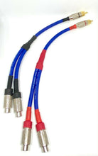 Load image into Gallery viewer, Van Damme 20cm RCA PHONO Y SPLITTER CABLE ADAPTER 1 Male To 2 x Female X 2
