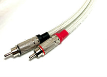 Load image into Gallery viewer, RCA to RCA Pro Van Damme Silver Series Lo-Cap 55pF Audio Cable Pairs Pro Plugs
