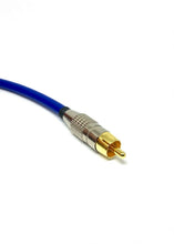Load image into Gallery viewer, Gold RCA to RCA Audio Cable.Phono Phono Lead.Van Damme Sub Woofer
