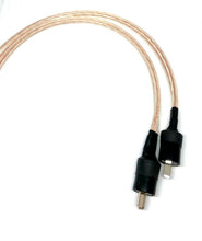 Load image into Gallery viewer, Pair 2 metre B&amp;O Vintage Hi-Fi 2 pin DIN Schurter OFC Terminated Speaker Cables
