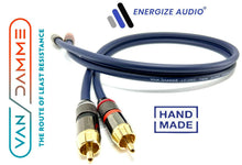 Load image into Gallery viewer, Van Damme Audio Twin Interconnect 268-500-000 With Pro Energize Phonos RCA Cable
