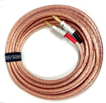 Load image into Gallery viewer, Van Damme Speaker Cables Hi-Fi Series 2x4mm-2x4mm 2 Meter Pair Terminated 268-504-000
