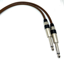 Load image into Gallery viewer, Guitar Music Lead Van Damme Pro Cable Rean NYS224 1/4&quot; Straight Jack Connector
