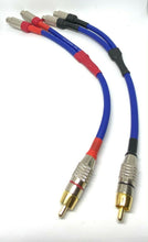 Load image into Gallery viewer, Van Damme 20cm RCA PHONO Y SPLITTER CABLE ADAPTER 1 Male To 2 x Female X 2
