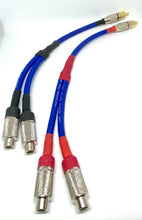 Load image into Gallery viewer, Van Damme 20cm RCA PHONO Y SPLITTER CABLE ADAPTER 1 Male To 2 x Female X 2
