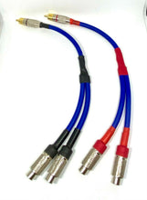 Load image into Gallery viewer, Van Damme 20cm RCA PHONO Y SPLITTER CABLE ADAPTER 1 Male To 2 x Female X 2
