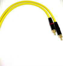 Load image into Gallery viewer, Pair Van Damme Neutrik Rean RCA Phono to RCA Phono Lead OFC Silver Plated Cable
