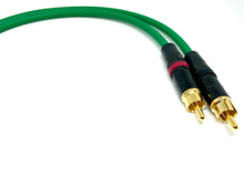 Load image into Gallery viewer, Pair Van Damme Neutrik Rean RCA Phono to RCA Phono Lead OFC Silver Plated Cable
