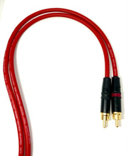 Load image into Gallery viewer, Pair Van Damme Neutrik Rean RCA Phono to RCA Phono Lead OFC Silver Plated Cable
