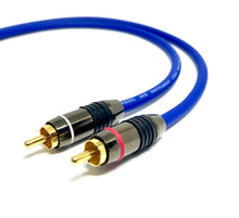 Load image into Gallery viewer, Pair Van Damme Custom RCA Phono Cables - Pro Audiophile Silver Plated Pure OFC
