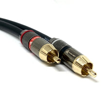 Load image into Gallery viewer, Energize Audio Custom RCA Pair Van Damme Phono Cables - Pro Audiophile Silver Plated Pure OFC
