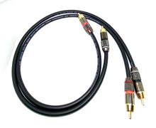 Load image into Gallery viewer, Energize Audio Custom RCA Pair Van Damme Phono Cables - Pro Audiophile Silver Plated Pure OFC
