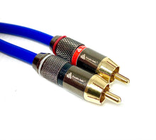 Load image into Gallery viewer, Energize Audio Custom RCA Pair Van Damme Phono Cables - Pro Audiophile Silver Plated Pure OFC
